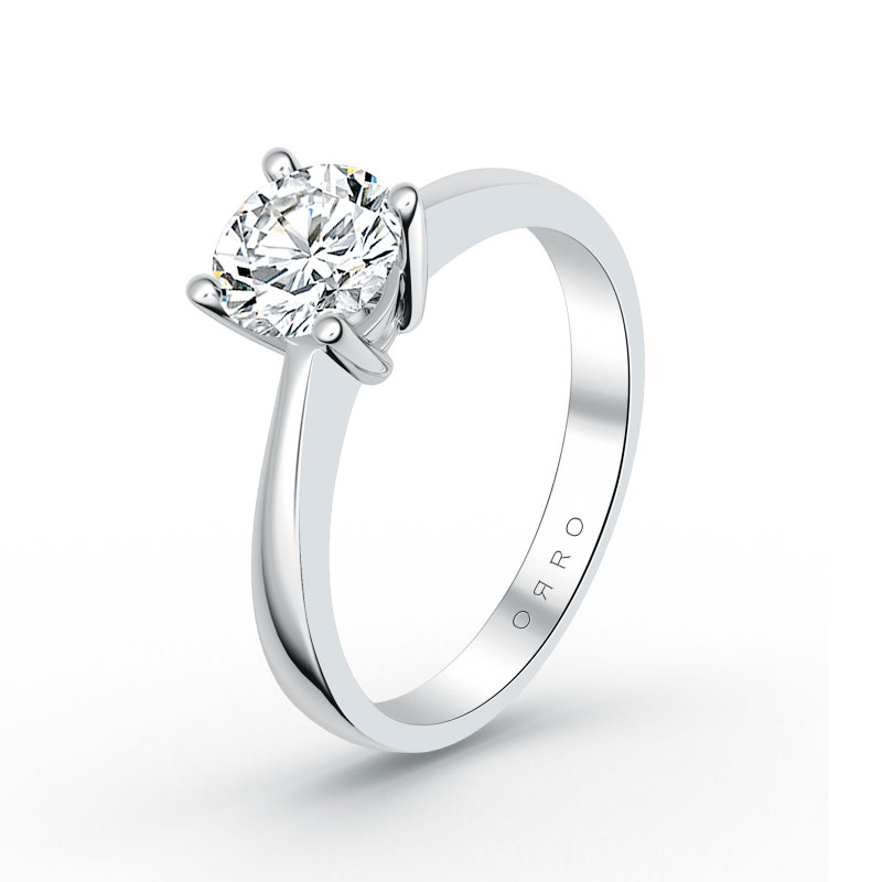 ORRO Knife Edge Solitaire Ring (1.0ct)