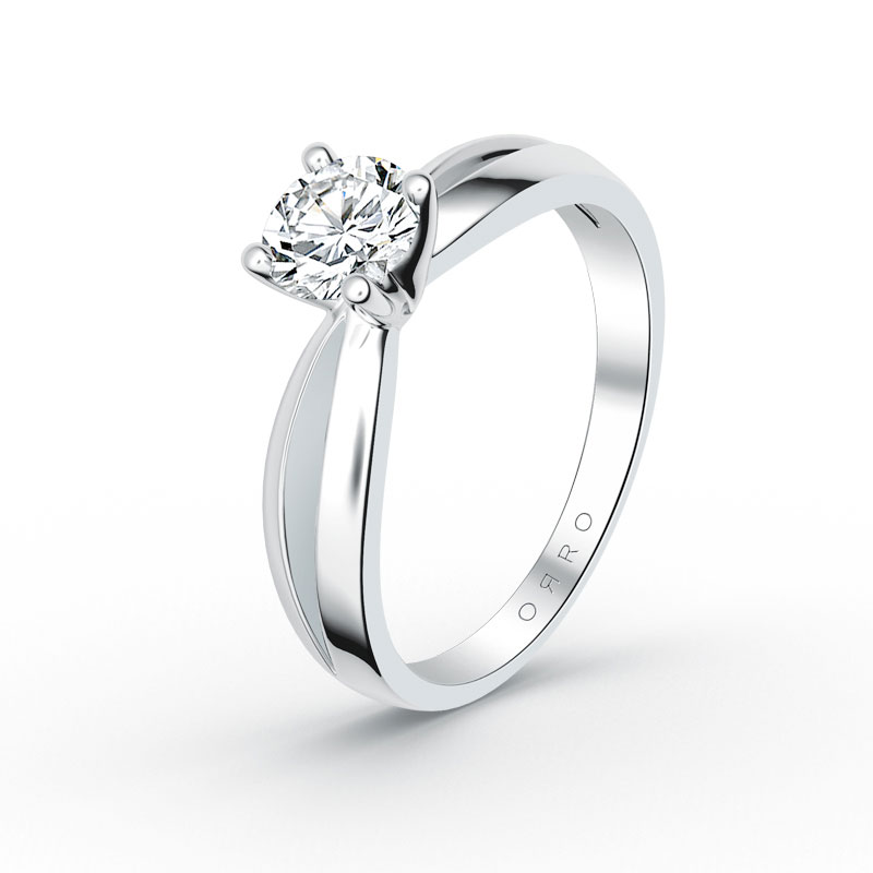 ORRO Bow-Pronged Solitaire Ring (1.0ct)