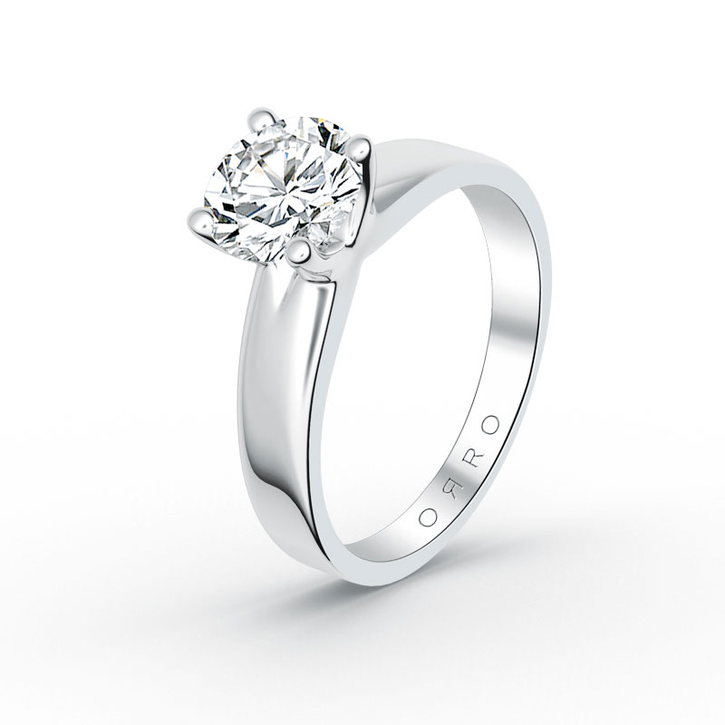 ORRO 4 Prongs Solitaire Ring