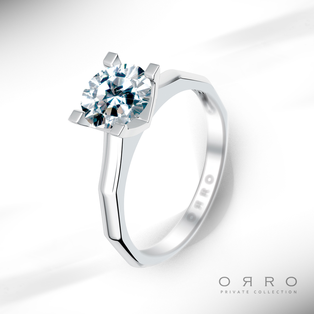 ORRO Brilliant Begonia Ring