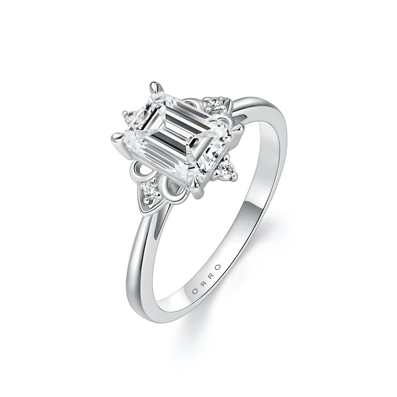ORRO Emerly Emerald-Cut Ring (0.50ct)