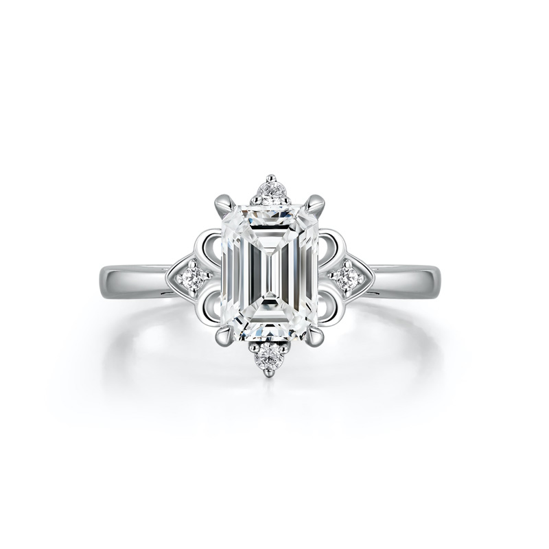 ORRO Emerly Emerald-Cut Ring (0.50ct)