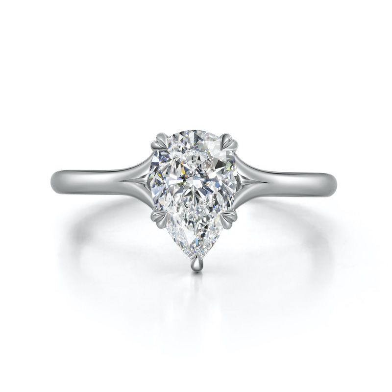 ORRO Lorrina I Pear Ring (Single Band)