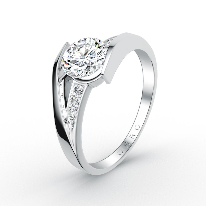 ORRO Paved Swirl Ring