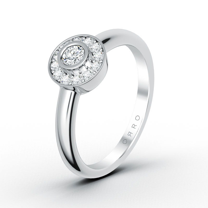 ORRO Roulette Ring in 18K White Gold