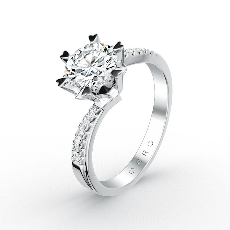 ORRO Legacy Hearts Prong Ring
