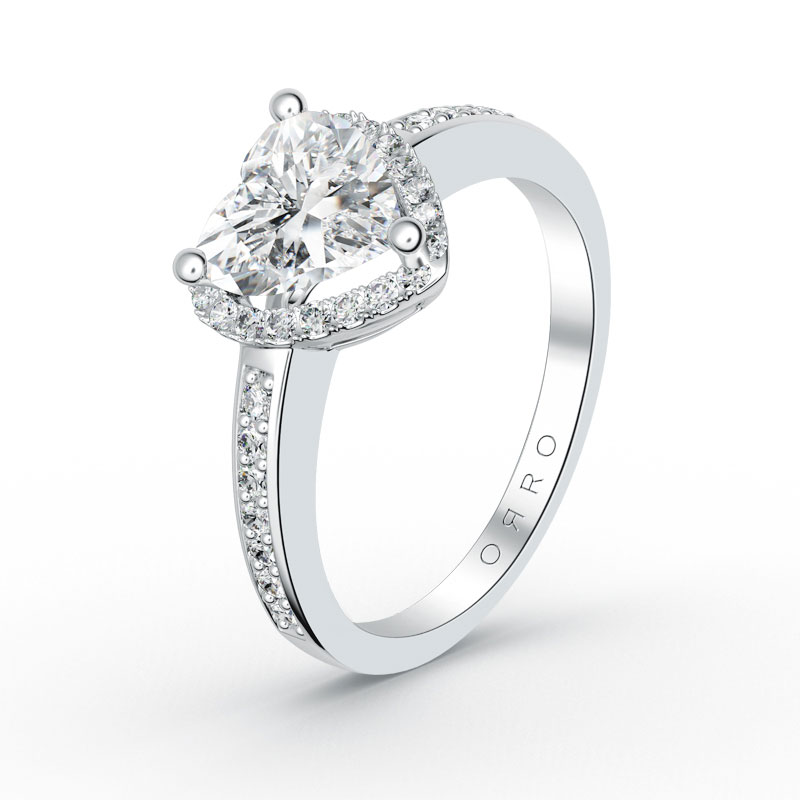 ORRO Center Of My Heart Ring (1.5ct center stone) in 18K Yellow Gold