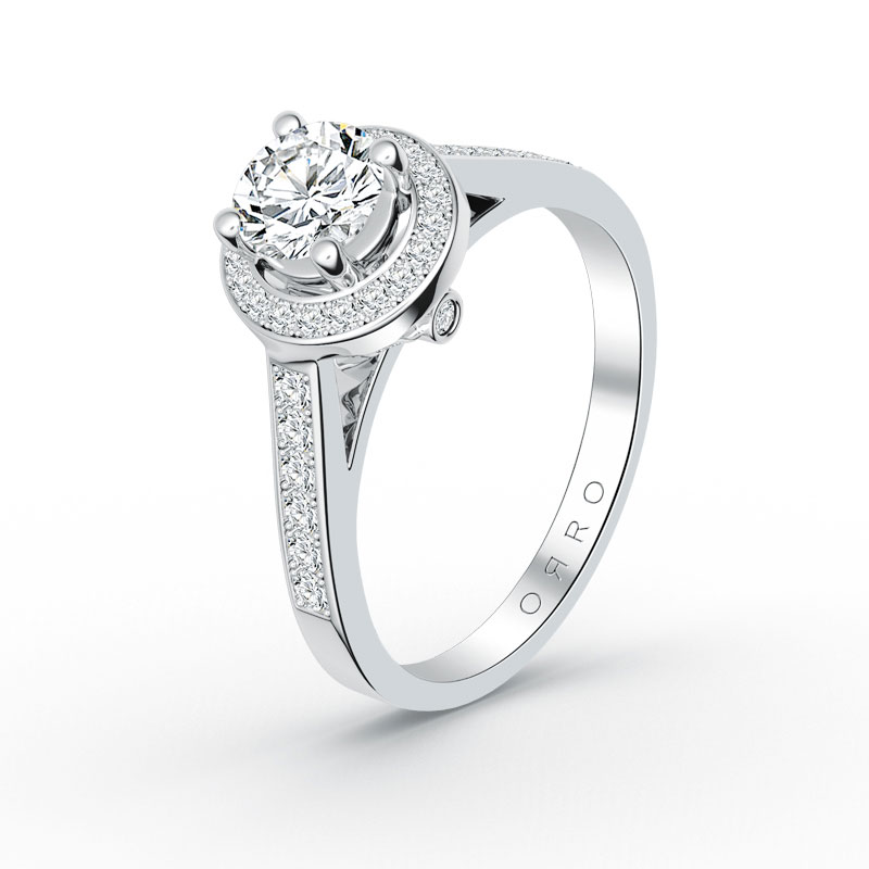 ORRO Celestial Clarity Ring in 18K Yellow Gold