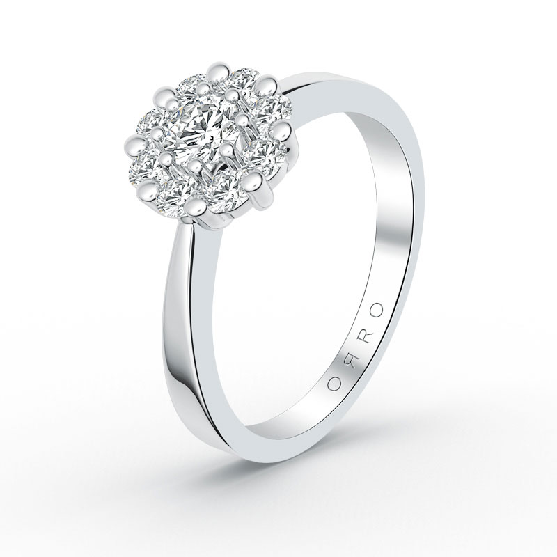 ORRO Double Flower Ring