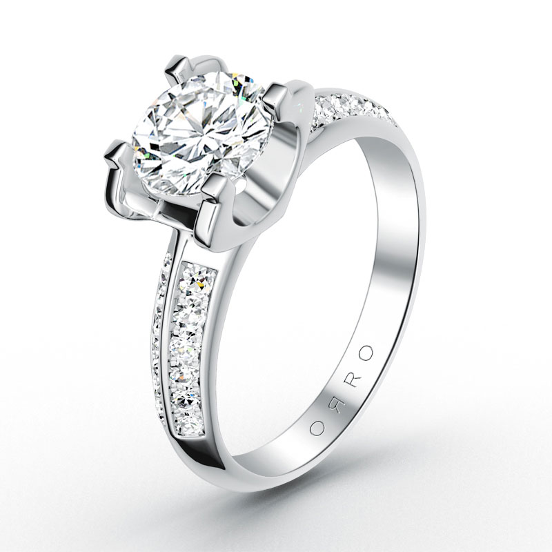ORRO Modern Pronged Ring With Dual Sides (0.50ct)