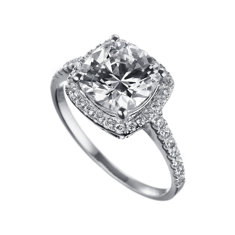 ORRO Amazing Cushion Cut Ring (2.15ct)