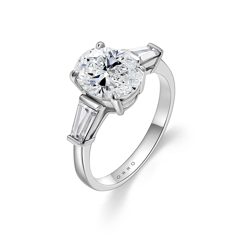 ORRO Serenity Brilliant Oval Ring (3.0ct)