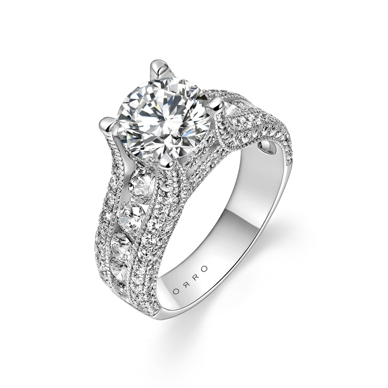 ORRO Divine Eden Ring (2.00ct) in 18K White Gold