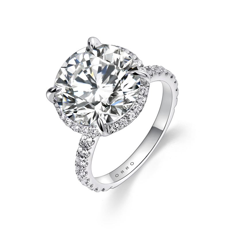 ORRO Everlyn Round Brilliant Ring (28.80ct)