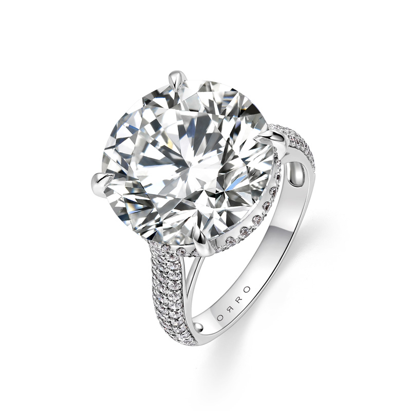 ORRO Kylar Round Brilliant Ring (9.95ct)