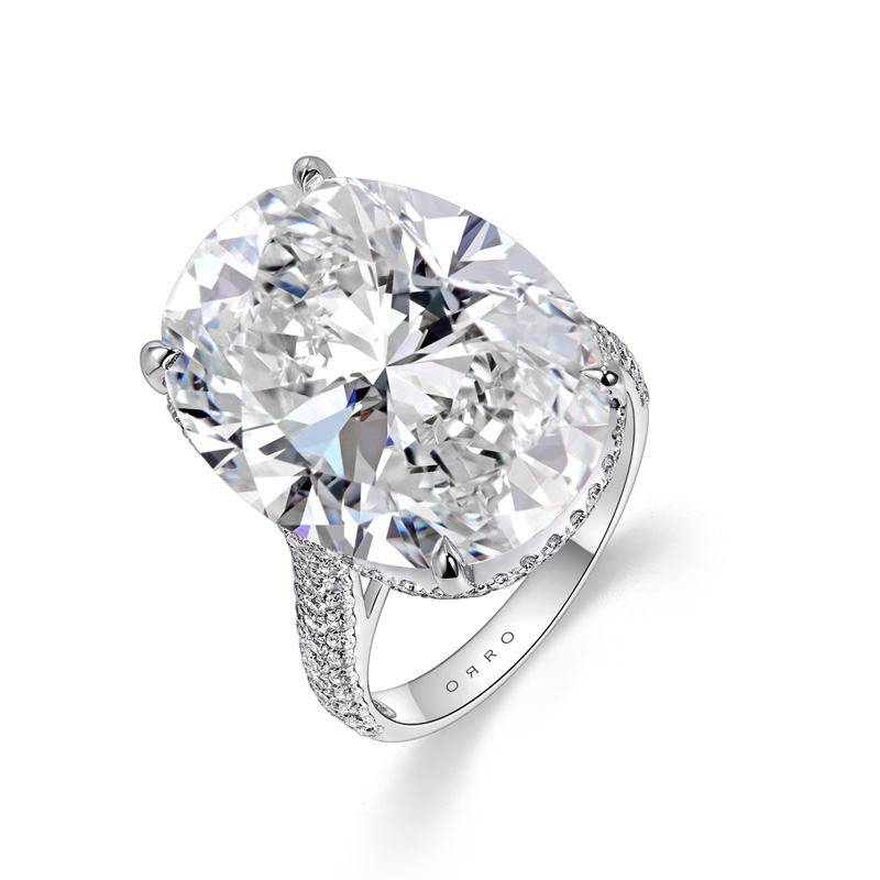 ORRO Kylar Brilliant Oval Ring (5.50ct)