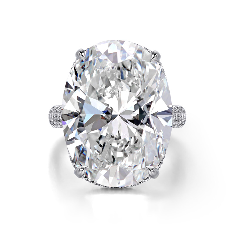 ORRO Kylar Brilliant Oval Ring (5.50ct)
