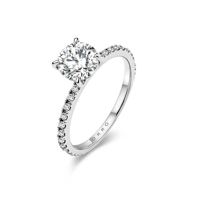 ORRO Ashlyn Round Brilliant Ring (1.00ct)