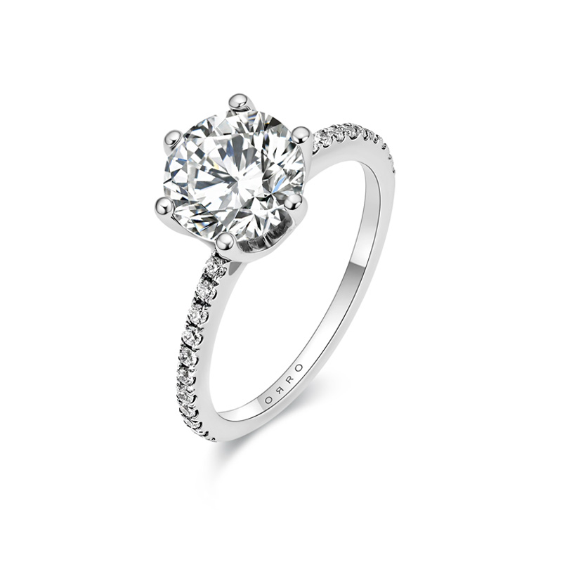 ORRO Jayda Ring (2.00ct) in 18K Rose Gold