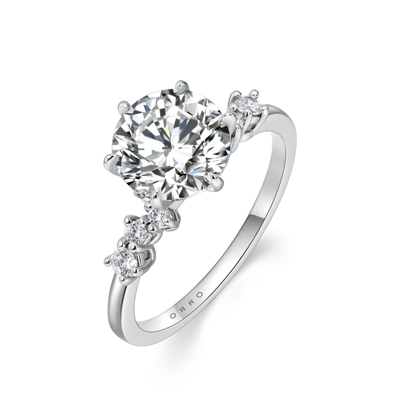 ORRO Elena 6 Prongs Round Brilliant Ring (1.25ct)