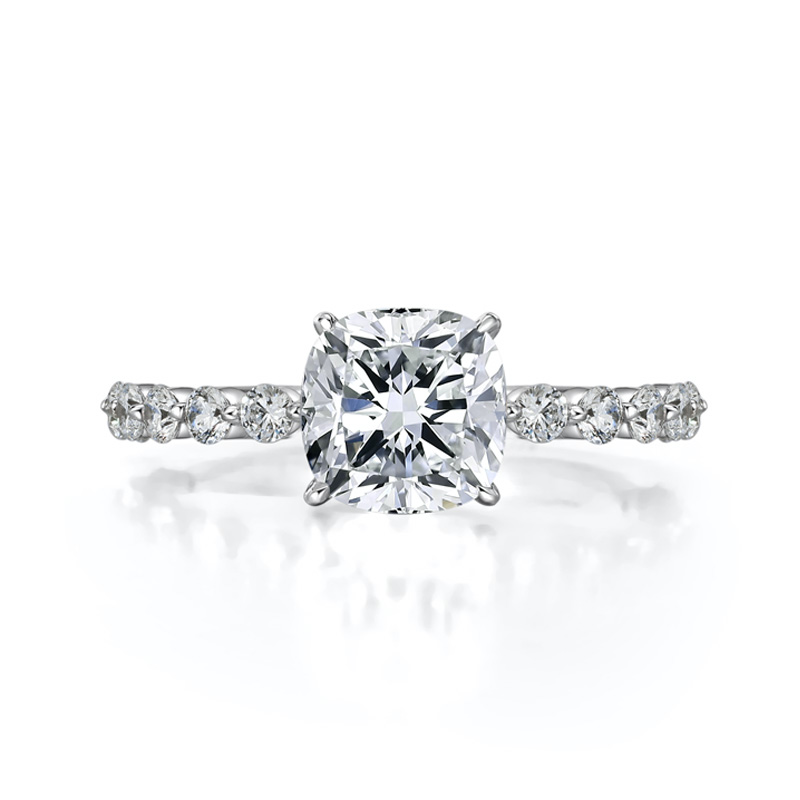 ORRO Elvira Cushion Ring (1.45ct) in 18K Yellow Gold