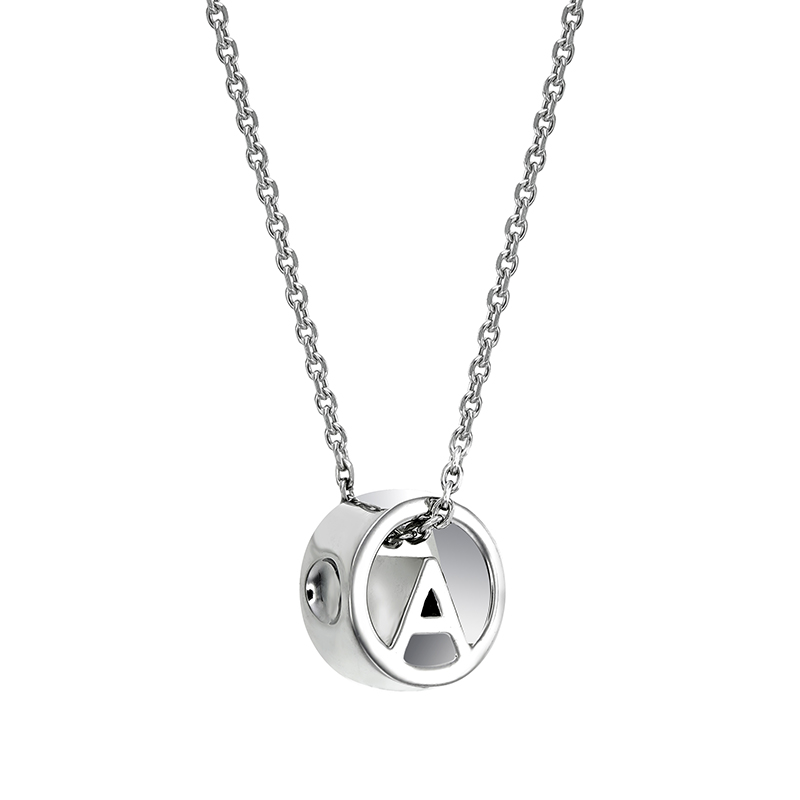 The ORRO Colette Initials Pendent (Classic) in 18K Rose Gold