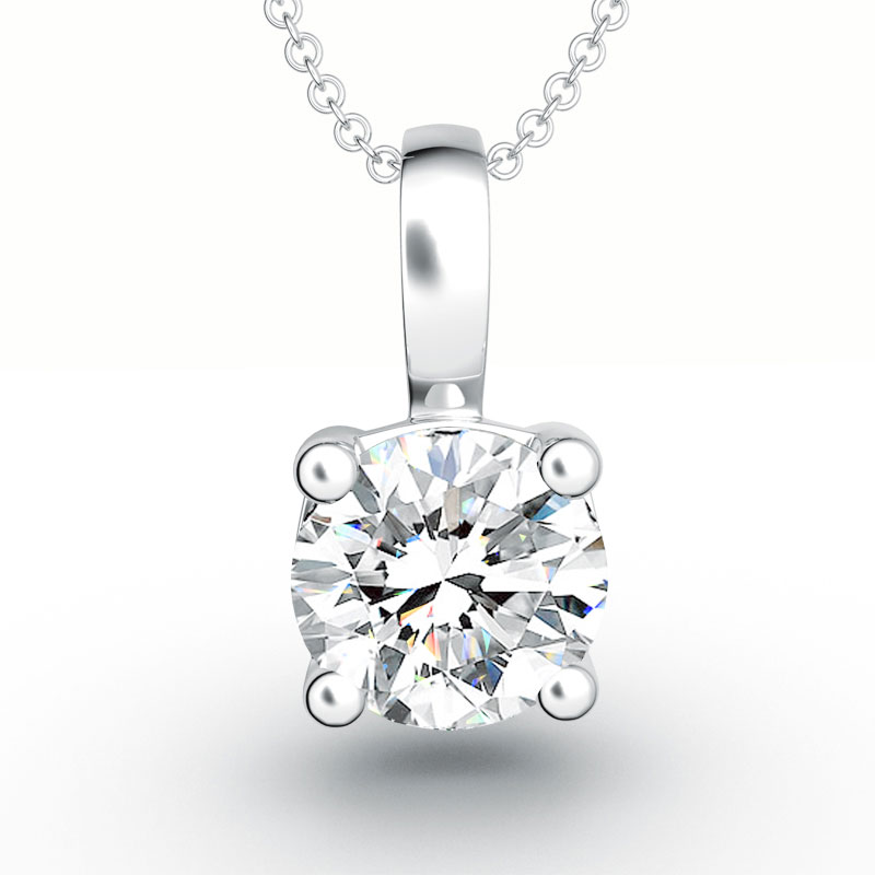 ORRO Classic Solitaire Pendant (1.0ct)