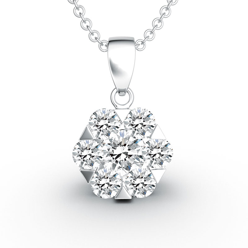 ORRO Shimmering Flower Pendant