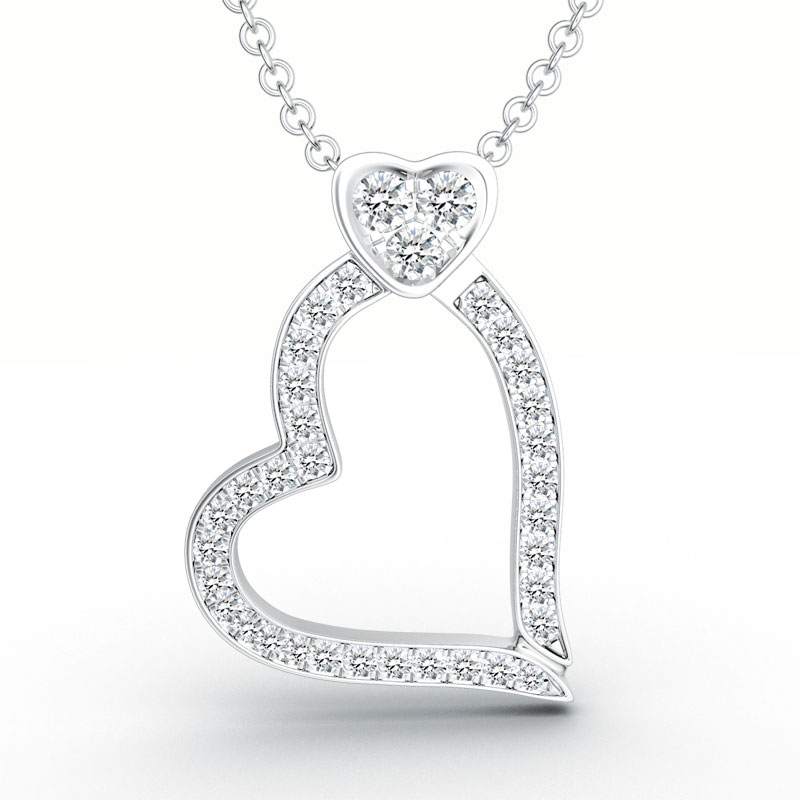 ORRO Dual Hearts Pendant