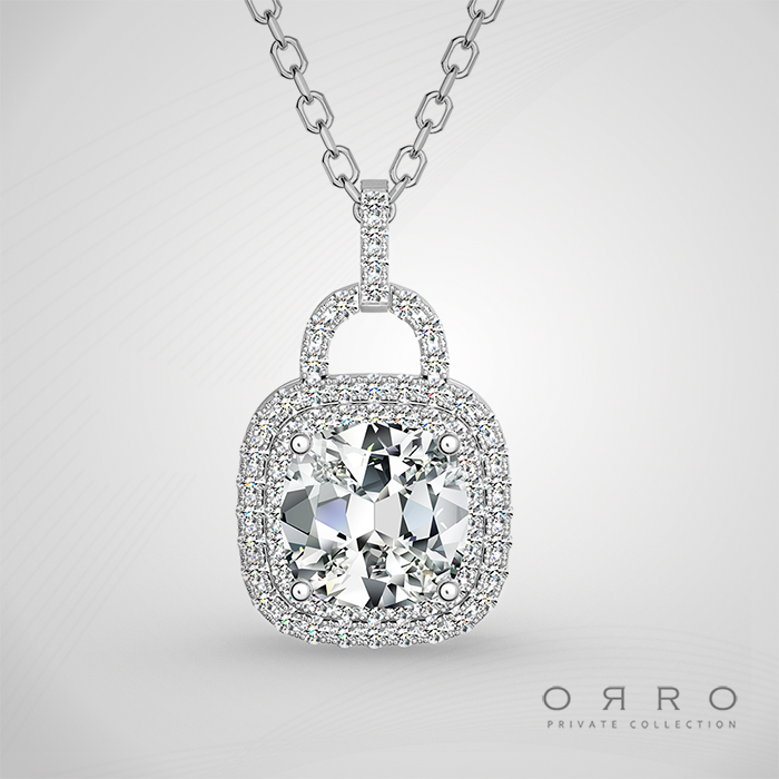 ORRO Unlock My Heart Pendant (2.15ct)