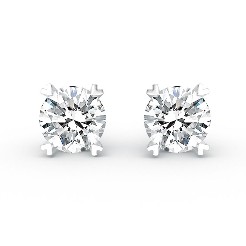 ORRO Barely There Earrings (0.75ct stone each side)