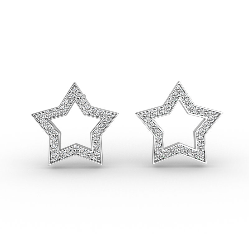 ORRO Constellation Of Stars Earrings in 18K Yellow Gold
