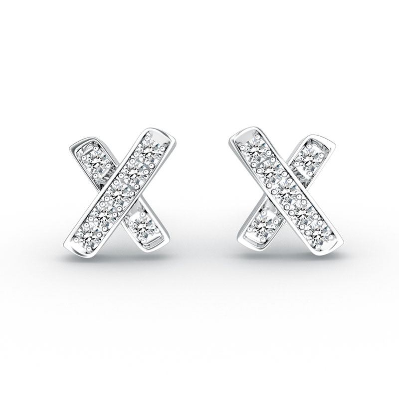ORRO “X” Marks My Heart Earrings