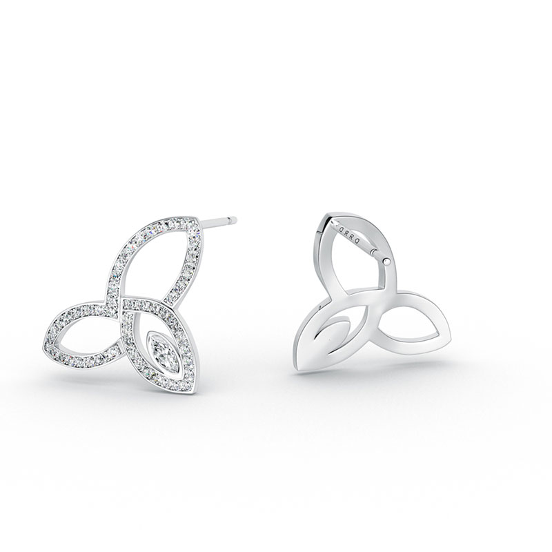 ORRO Simply Her Earrings in 18K Yellow Gold