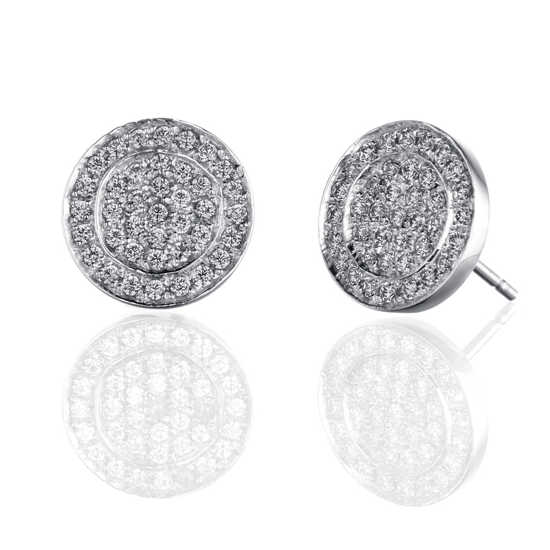 ORRO Aida Earrings in 18K White Gold