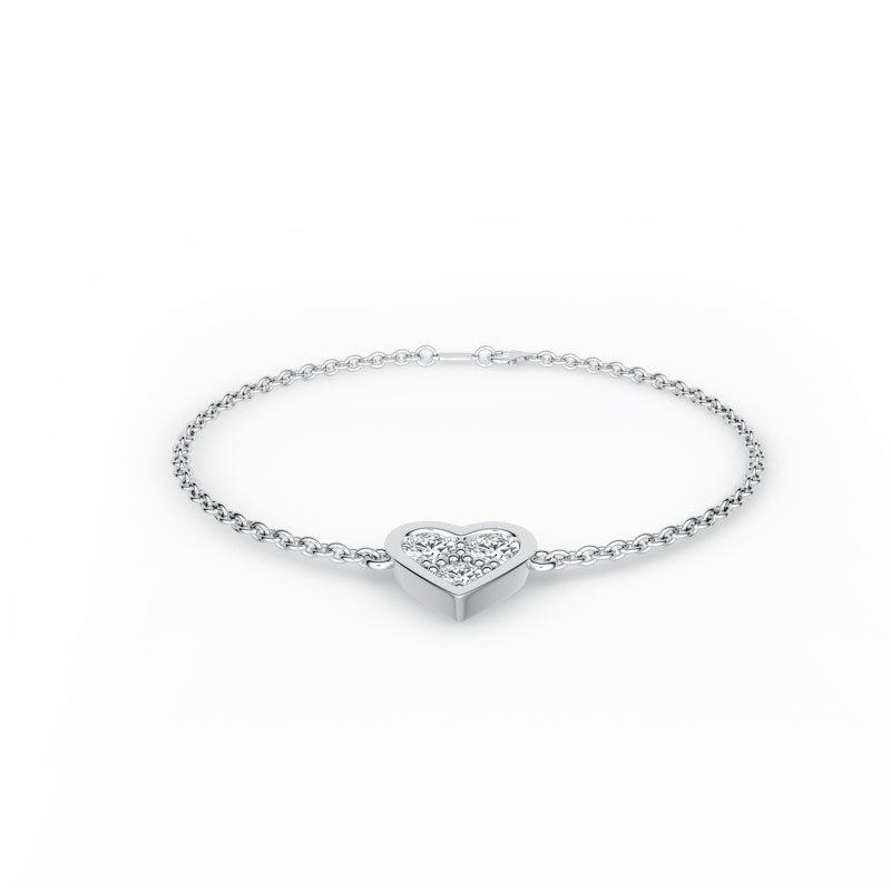 ORRO Chain Of Love Bracelet in 18K Yellow Gold