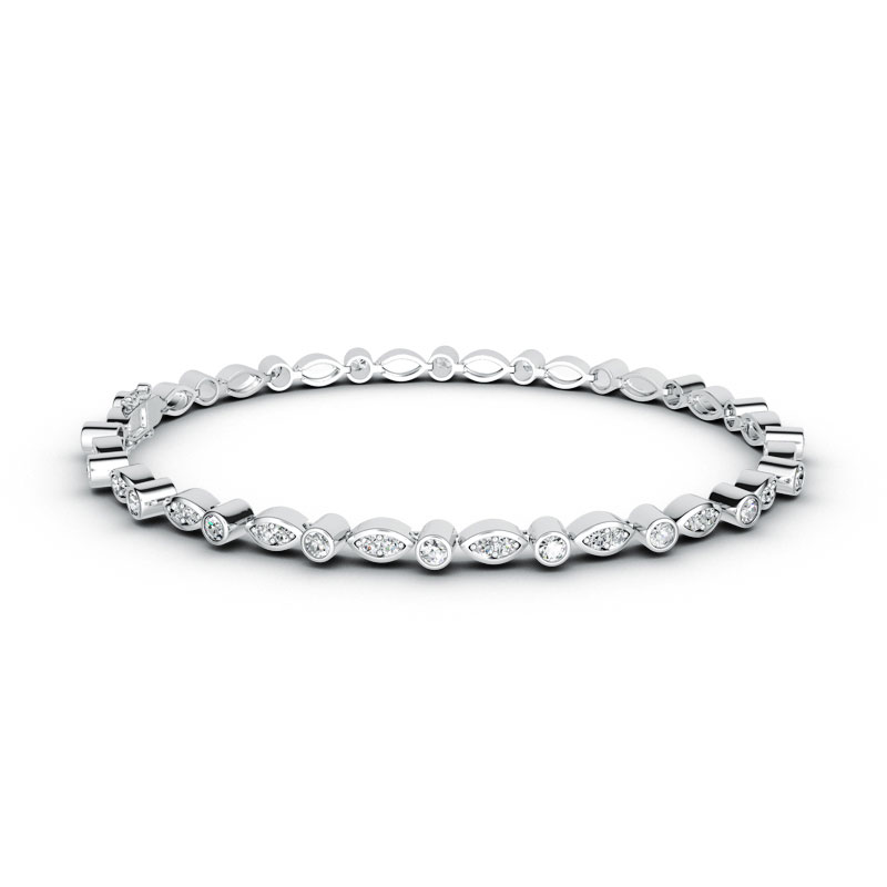 ORRO Bejewelled Bracelet in 18K Yellow Gold
