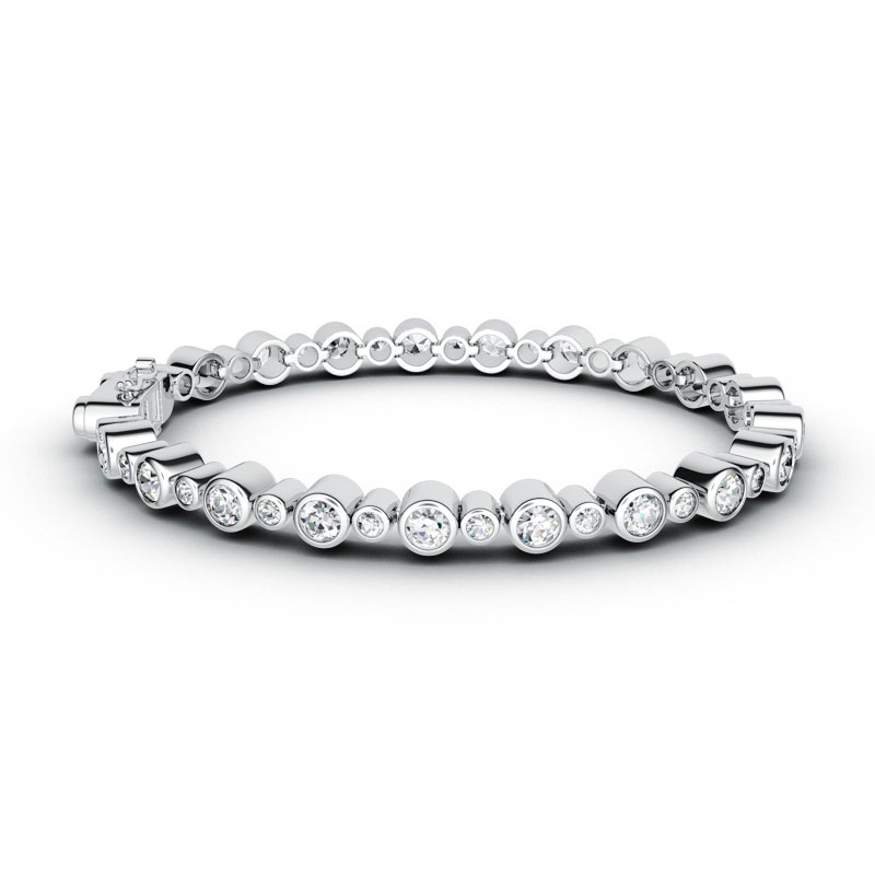 ORRO Infinity Bracelet in 18K White Gold